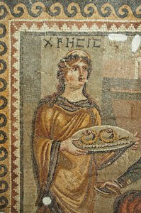 Mosaic of Chresis, (detail)